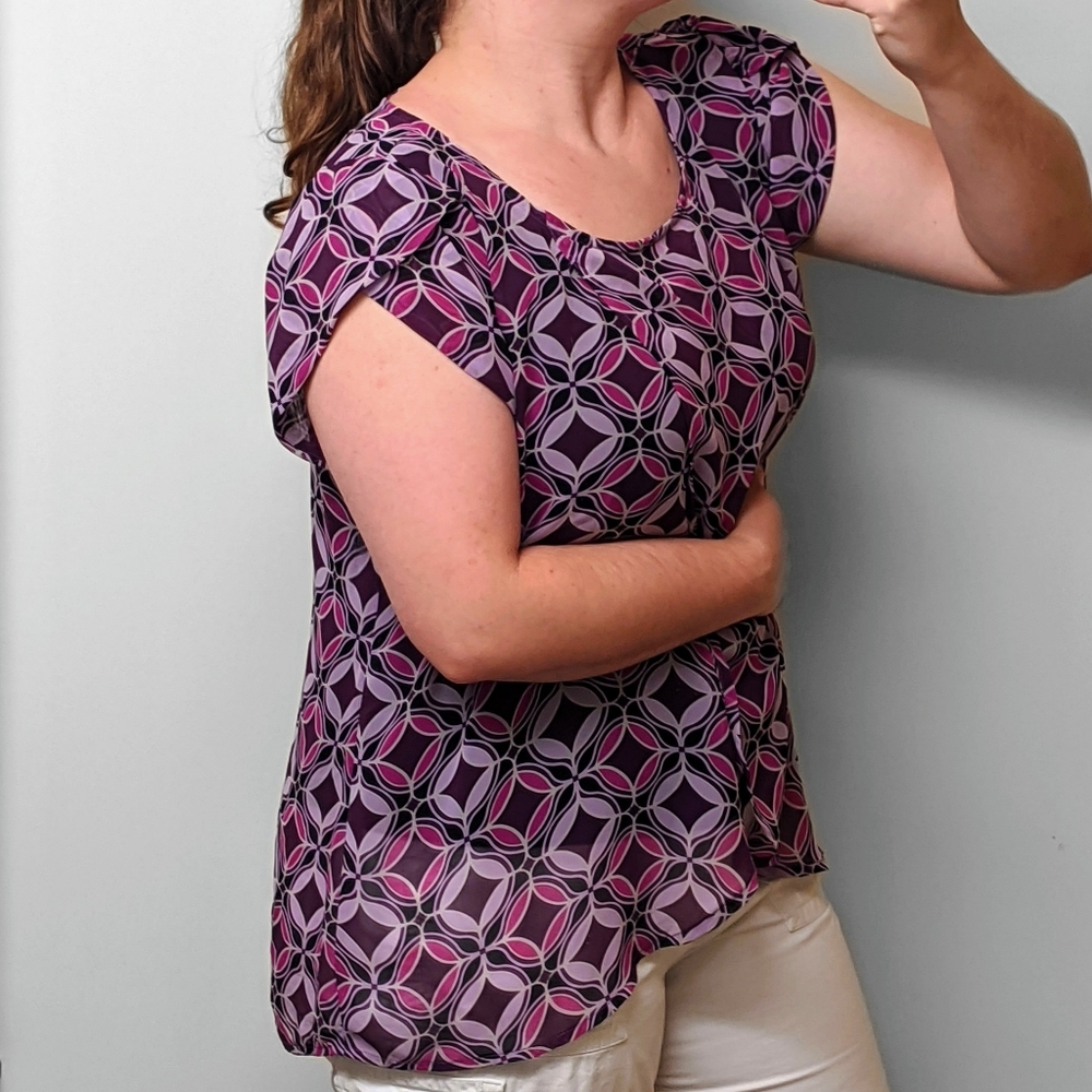 ByTavi Purple Petal Top